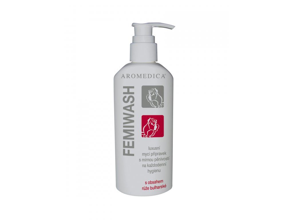 FEMIWASH - PŘÍRODNÍ PŘÍPRAVEK NA MYTÍ INTIMNÍCH PARTIÍ S RŮŽÍ DAMAŠSKOU - 200 ML 
